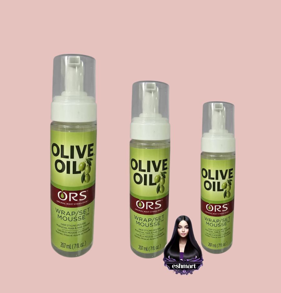 207 mL OLIVE OIL (Wrap/set Mousse)